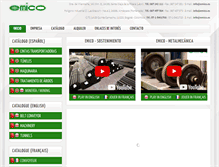 Tablet Screenshot of emico.es