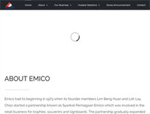 Tablet Screenshot of emico.com.my